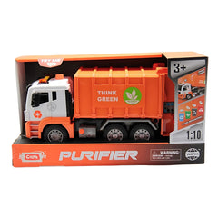 Ctoys 1:10 Sesli Ve Pilli Çöp Kamyonu