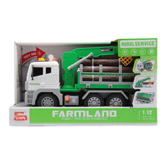 Ctoys 1:12 Sesli Ve Pilli Vinçli Kütük Taşıyıcı