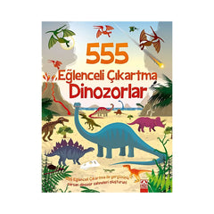 Altın Kitaplar 555 Eğlenceli Çıkartma Dinozorlar