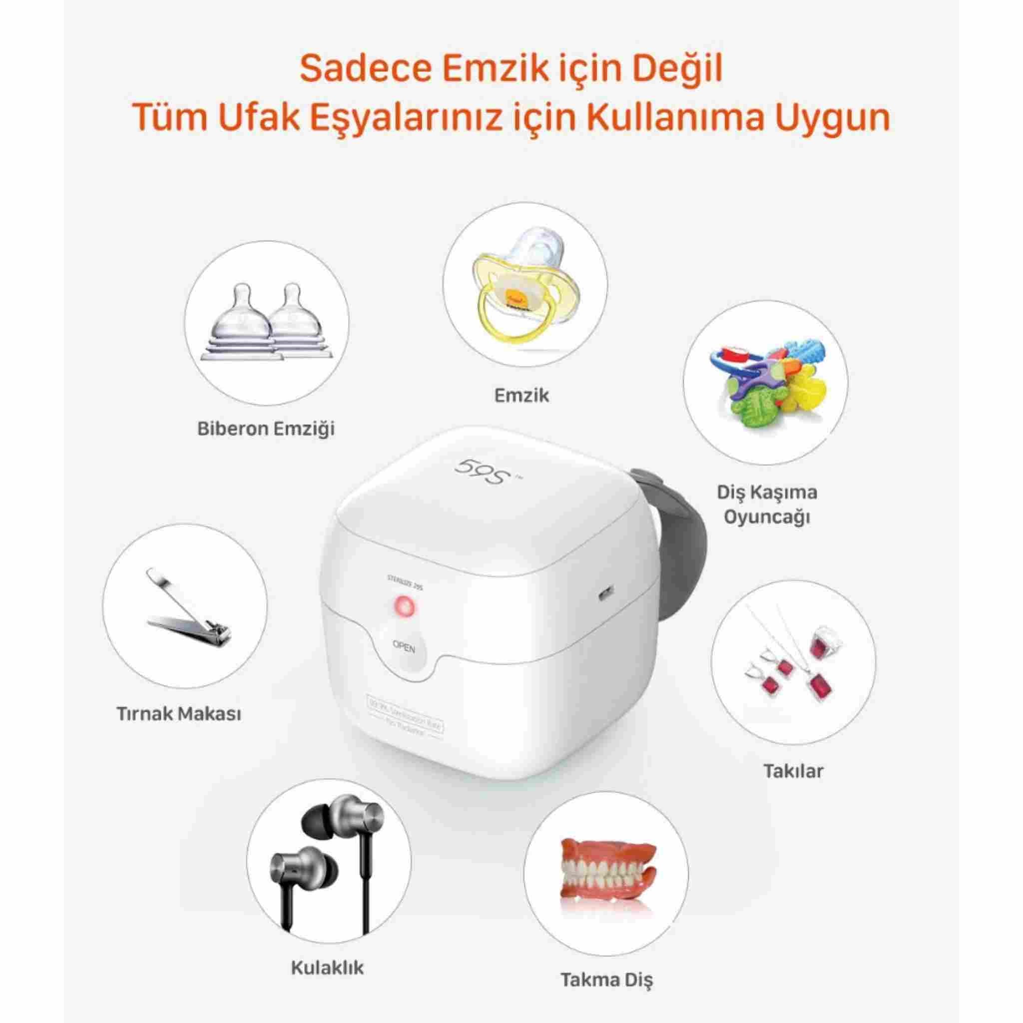 59S S6 Ultraviyole (Uvc) Mini Sterilizasyon Kutusu - Welcome Baby