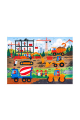 Eolo 80 Parça Puzzle İnşaat Alanı