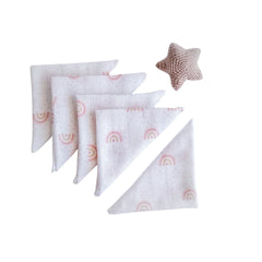 Mama Yoyo 5'li Rainbow Desenli Ağız Bezi