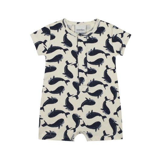 Antebies Balina Kısa Kollu Tulum