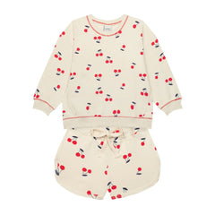 Antebies Kiraz Sweatshirt Şort Set