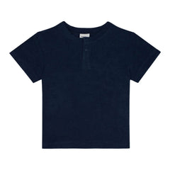 Antebies Lacivert Havlu Şortlu Set