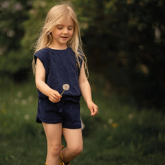 Antebies Lacivet Havlu Şort Set