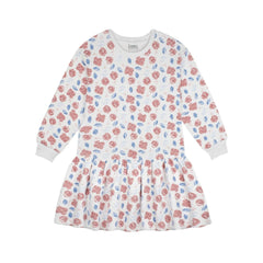 Antebies Sulu Boya Çiçek Elbise