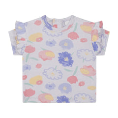 Antebies Suluboya Çiçek Şortlu Set