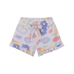 Antebies Suluboya Çiçek Şortlu Set