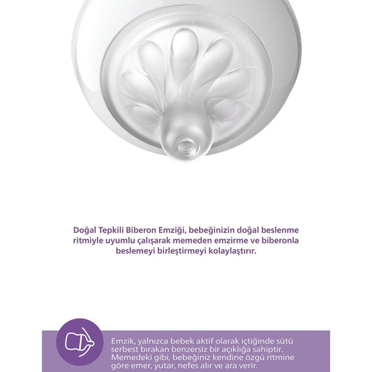 Philips Avent Doğal Tepkili Pp 2'li Biberon Seti 260ml