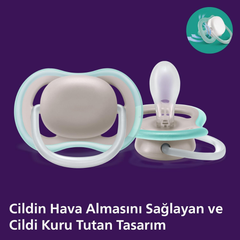 Philips Avent Ultra Air 2’li Emzik 18 Ay+