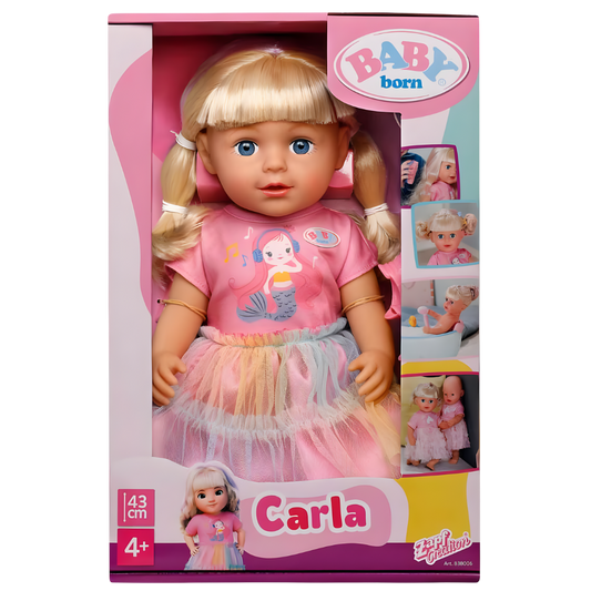 Baby Born 43cm Carla Kız Kardeş Bebeği