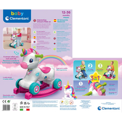 Baby Clementoni İnteraktif Unicorn 3'ü 1 Arada