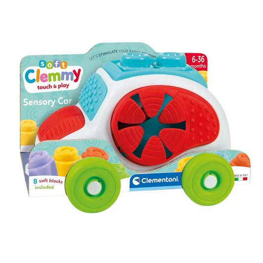 Baby Clementoni Soft Clemmy Yumuşak Blok Duyusal Araba