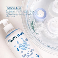 Baby İcon Biberon, Emzik ve Oyuncak Temizleyici 500ml