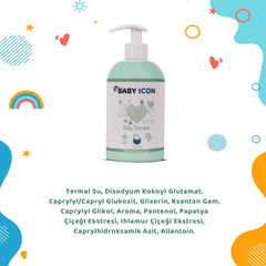 Baby İcon Saç ve Vücut Bebek Şampuanı 500ml