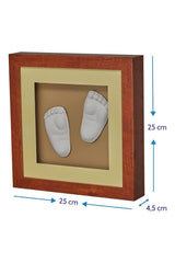 Baby Memory Prints 3d Çerçeve Ceviz - Welcome Baby