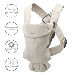 BabyBjörn 3D Jersey Kanguru Light Beige