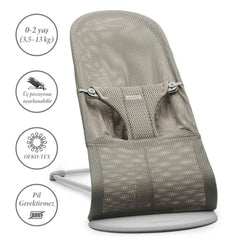 BabyBjörn Bliss Ana Kucağı Mesh Grey Beige
