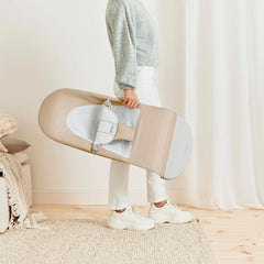 BabyBjörn Woven Jersey Ana Kucağı Beige Grey