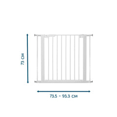 BabyDan Asta Bebek Ve Çocuk Güvenlik Kapısı 73.5 - 93.3cm Beyaz