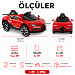 Babyhope 440 Bugo Drive 12V Akülü Araba