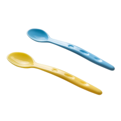 Babyjem 2'li Mama Kaşığı Mavi Sarı