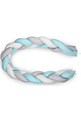 Babyjem 3'lü Örgü Beşik Kenarı Mavi