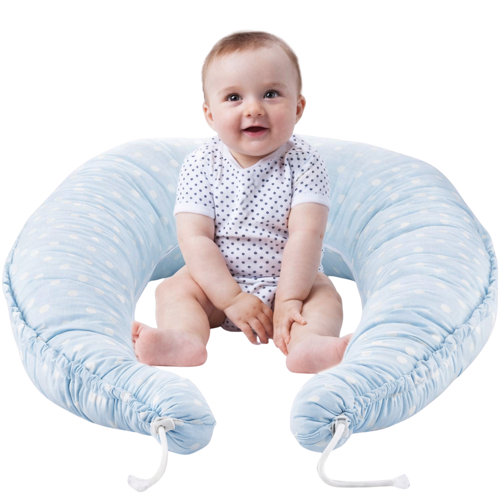 Babyjem 5 Fonksiyonlu Minder Mavi Benekli - Welcome Baby