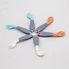 Babyjem Açılı Mama Kaşık Çatal Takımı Yeşil