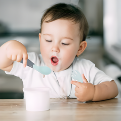 Babyjem Açılı Mama Kaşık Çatal Takımı Yeşil - Welcome Baby