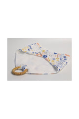 Babyjem Ahşap Di̇şli̇kli̇ Müslin Önlük Renkli̇ Halkalar