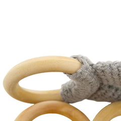 Babyjem Ahşap Halka Diş Kaşıyıcı