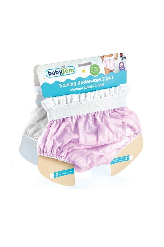 Babyjem Alıştırma Külodu Kutulu 2'li 2 Yaş Pembe