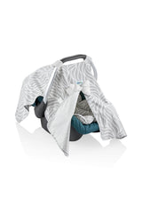 Babyjem Ana Kucağı Örtüsü Gri̇ Yaprak