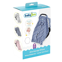 Babyjem Ana Kucağı Örtüsü İndigo Balık