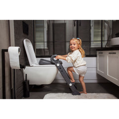 Babyjem Basamaklı Katlanır Klozet Adaptörü Antrasit