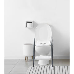 Babyjem Basamaklı Katlanır Klozet Adaptörü Beyaz