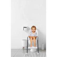 Babyjem Basamaklı Katlanır Klozet Adaptörü Beyaz