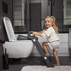 Babyjem Basamaklı Katlanır Klozet Adaptörü Beyaz