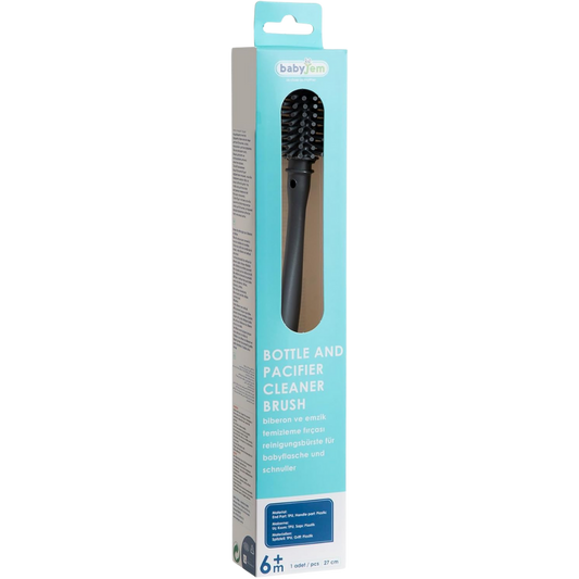 Babyjem Biberon Temizleme Fırçası Gri