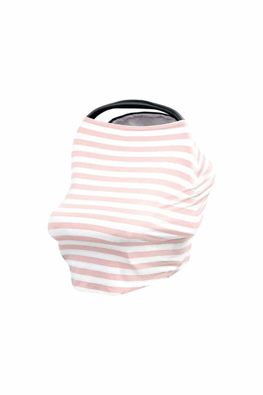 Babyjem Çok Yönlü Ana Kucağı Örtüsü Pembe Çizgili
