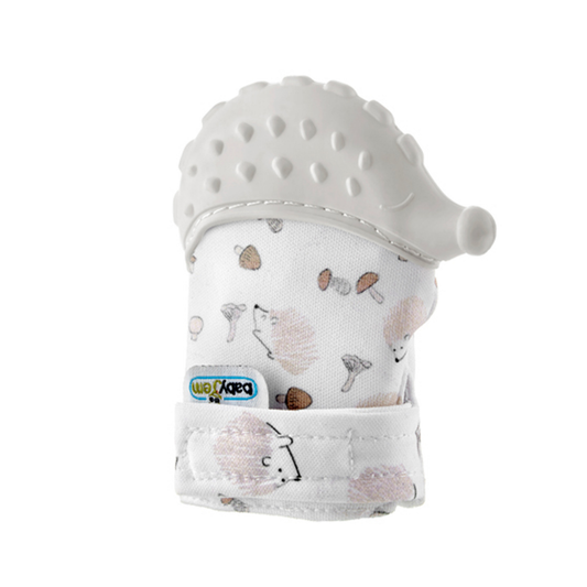 Babyjem Diş Kaşıyıcı Eldiven Kirpi Ekru
