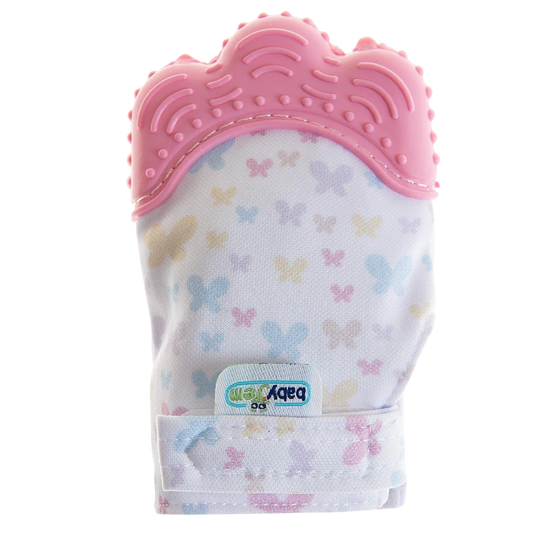 Babyjem Diş Kaşıyıcı Eldiven Pembe