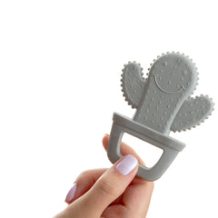 Babyjem Diş Kaşıyıcı Kaktüs Gri̇