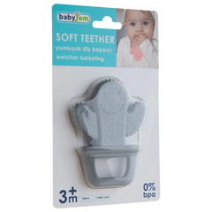 Babyjem Diş Kaşıyıcı Kaktüs Gri - Welcome Baby