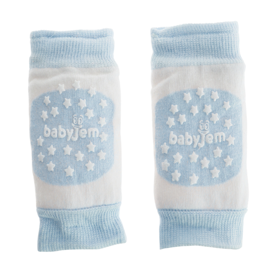 Babyjem Emekleme Dizliği Örgü Mavi