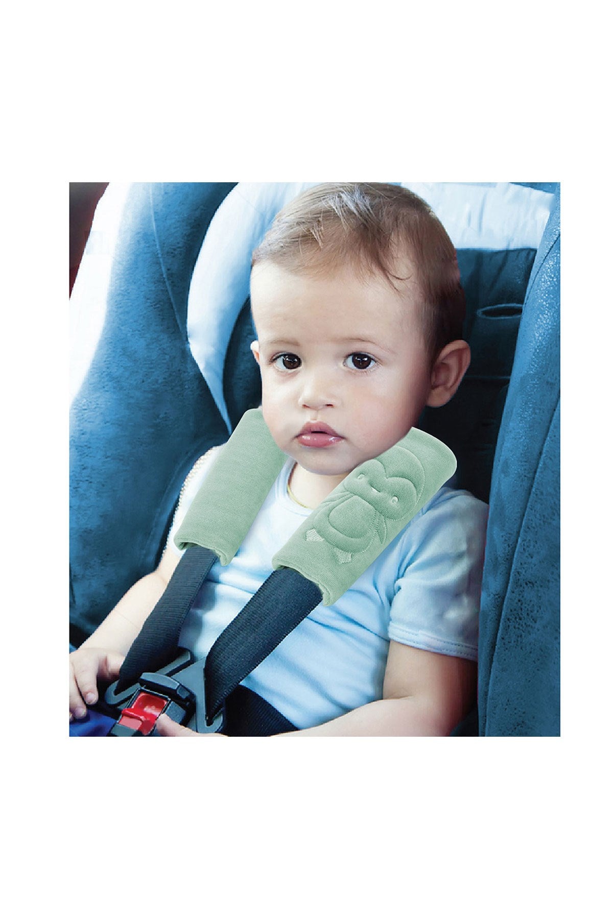 Babyjem Emniyet Kemeri̇ Boyun Koruyucu Yeşil