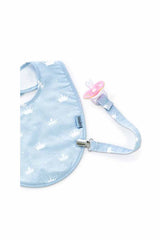 Babyjem Emzik Askılı Mama Önlüğü Mavi̇ Taç