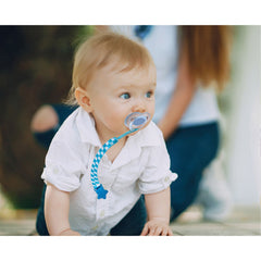 Babyjem Emzik Tutacağı Desenli̇ Mavi̇ Ayıcık